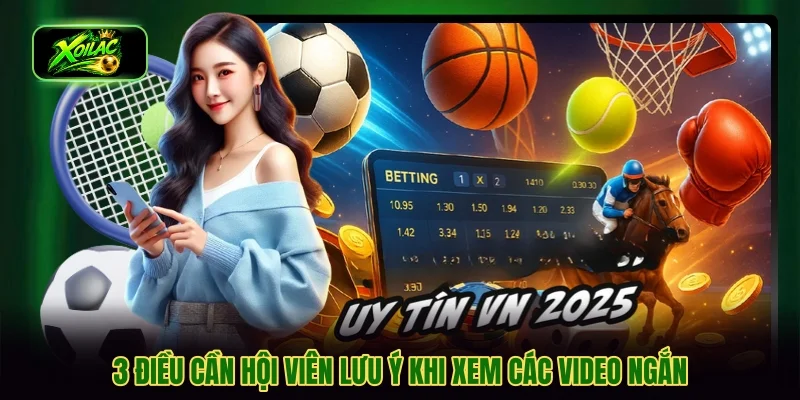 3 điều cần hội viên lưu ý khi xem các video ngắn