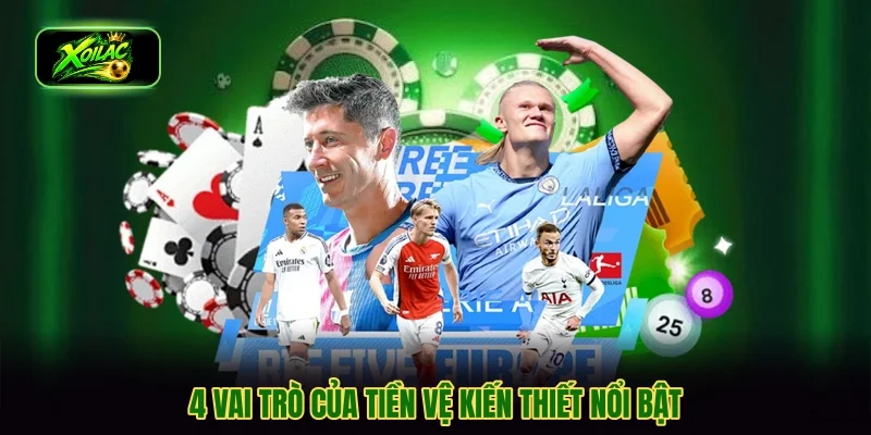 4 vai trò của tiền vệ kiến thiết nổi bật