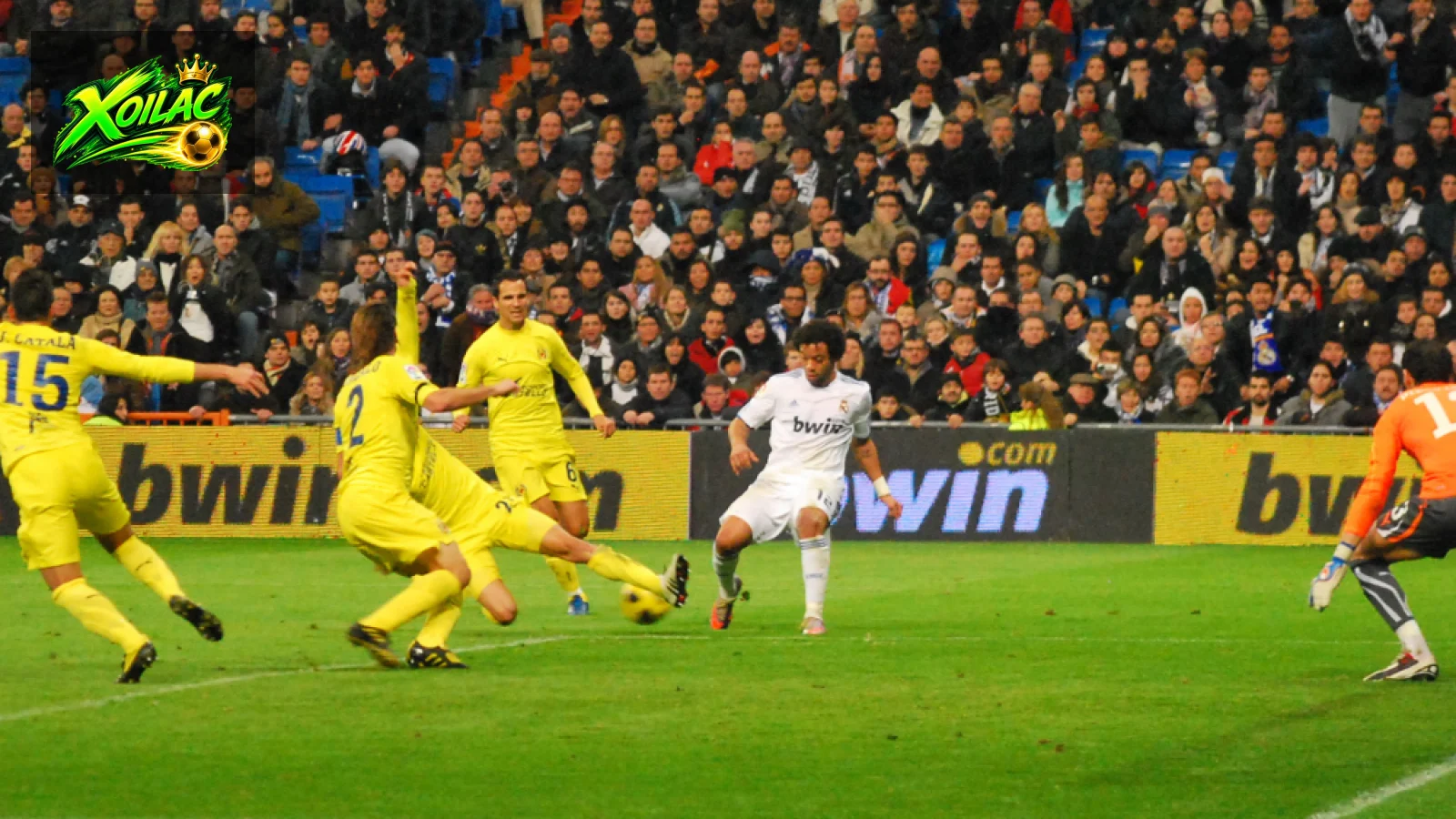 Ảnh tư liệu Real Madrid gặp Villarreal trong một trận LaLiga cũ
